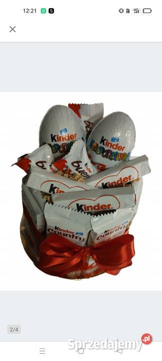 Torcik z Kinder czekoladek Słodycze i desery Zduńska Wola sprzedam