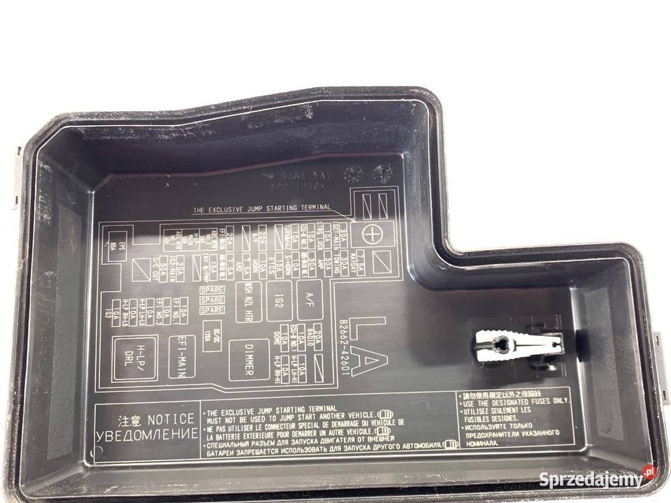 SKRZYNKA BEZPIECZNIKÓW TOYOTA RAV 4 IV SUV 25