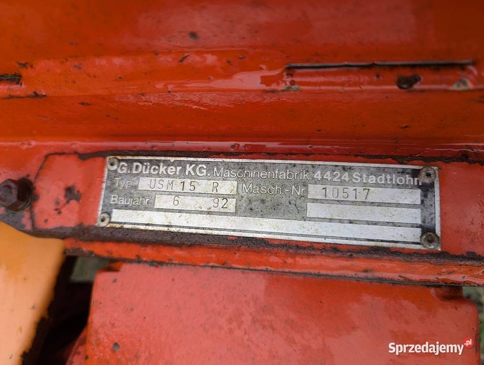 Mulczer kosiarka bijakowa Ducker USM 15 R Bijakowe Stężyca