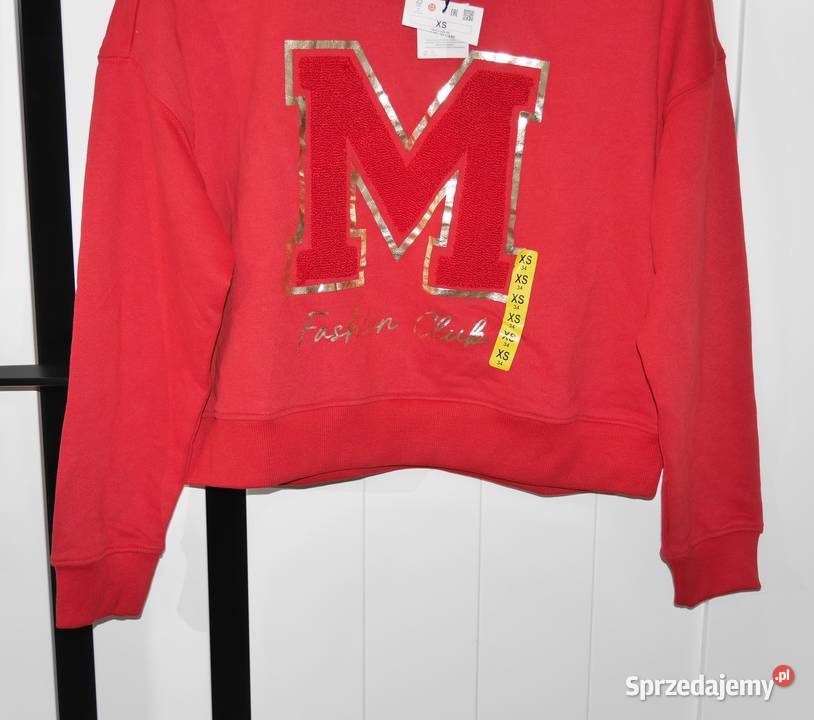 Mohito piękna krótka czerwona bluza 34 XS dolnośląskie Wrocław