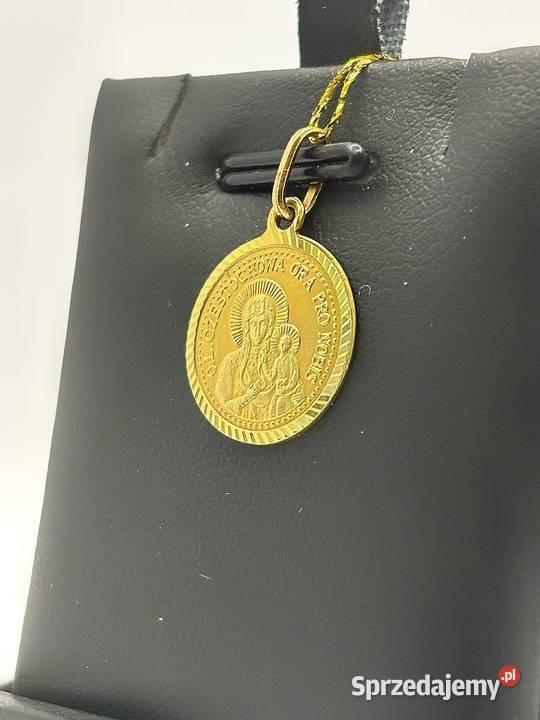 Złota zawieszka pr 585 095g Matka Boska złoto Elbląg