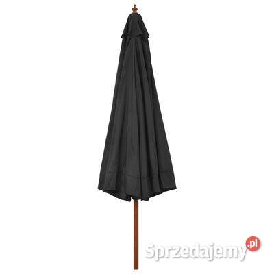 vidaXL Parasol ogrodowy na drewnianym słupku 350 Parasole ogrodowe