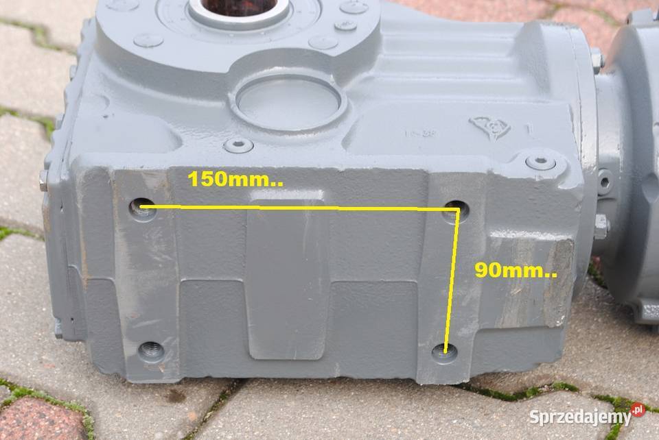 Motoreduktor kątowy 15kw 52obrmin z hamulcem SEW Kargowa