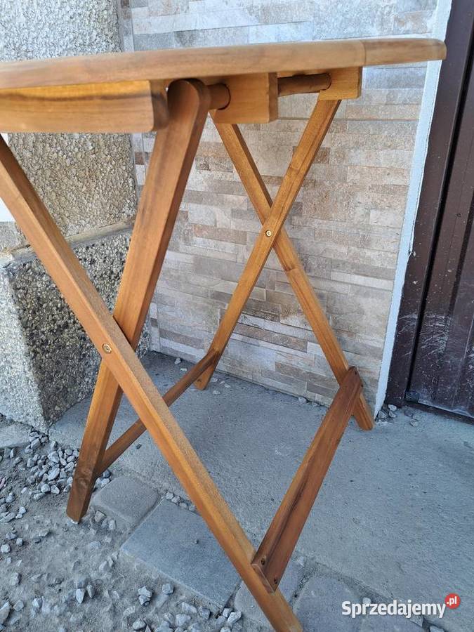 Stolik ogrodowy drewnianyskładany