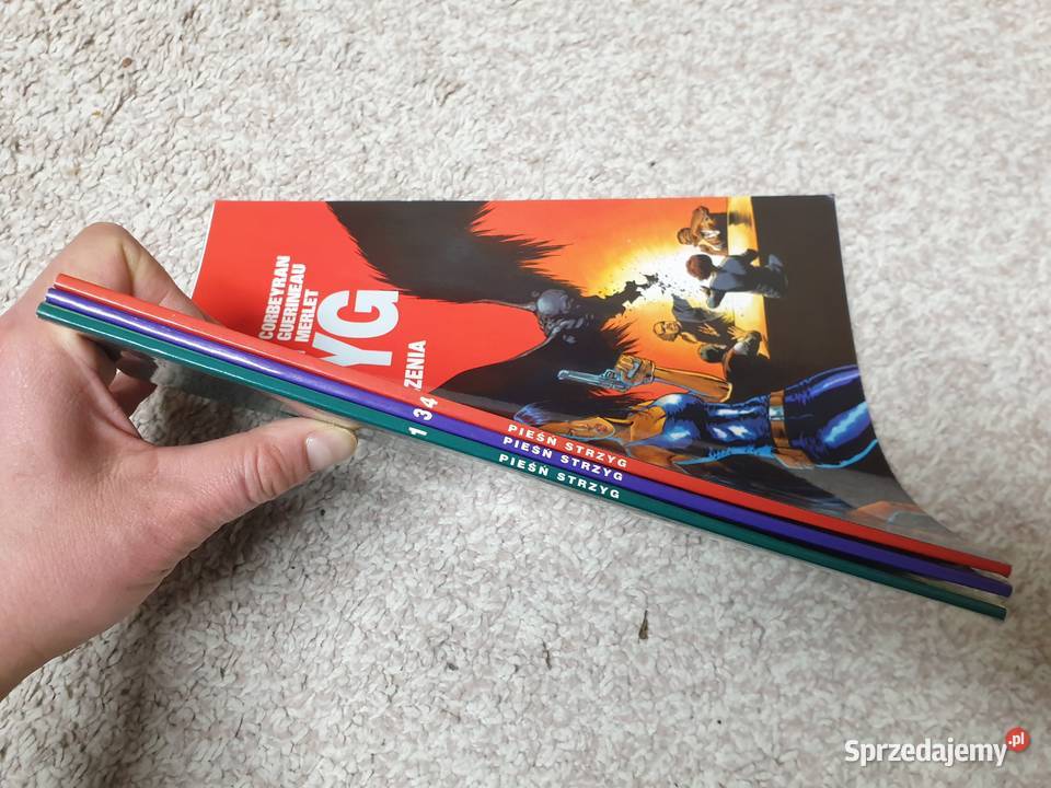 Pieśń Strzyg 3 albumy zestaw kredowy papier  Komiksy Gdynia sprzedam