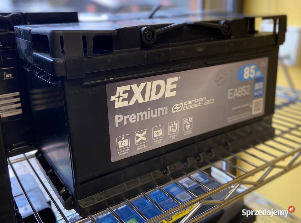 Akumulator Exide Premium 85Ah 800A PRAWY PLUS akumulatory Piotrków Trybunalski sprzedam