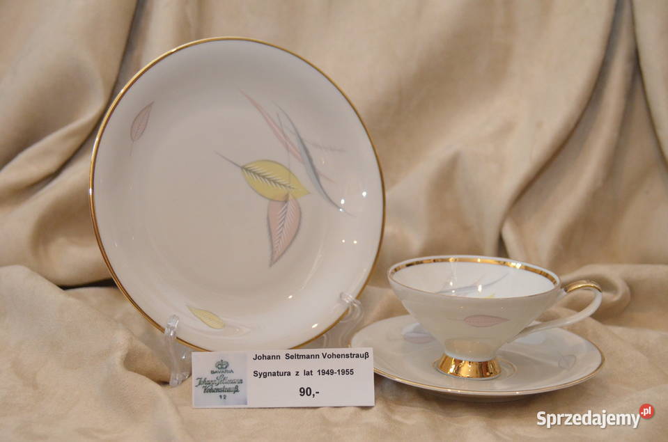 Porcelana Śniadaniówka Trio Bavaria Johan Porcelana i szkło Środa Wielkopolska sprzedam