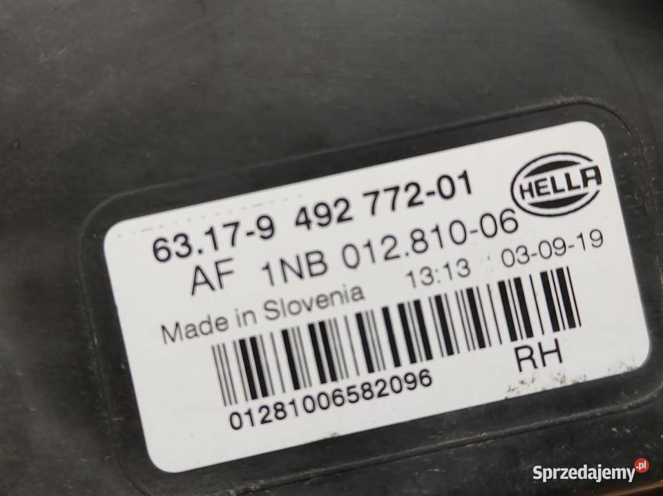 Halogen Prawy Przód Przedni Prawy BMW X3 G01 X4 Pleszew