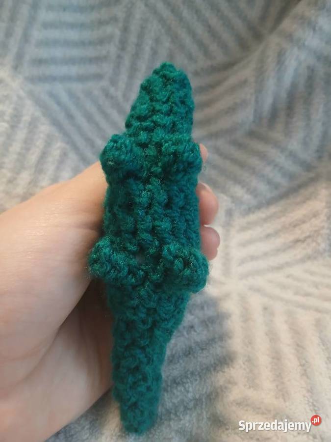 Pluszowy dinozaur na szydełku Tkanina  Maskotki Warszawa