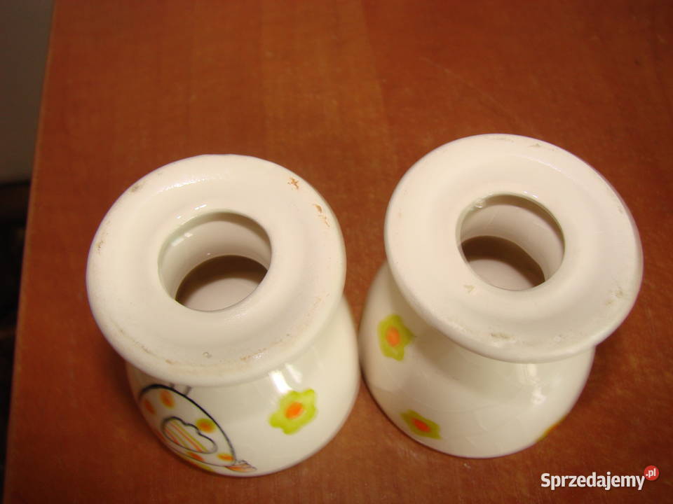 Kogut i Kura stare podstawki do jajek pomorskie