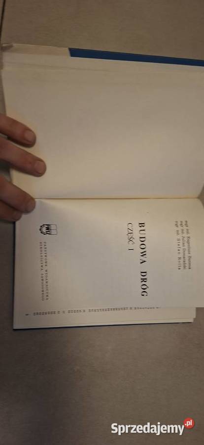 Budowa dróg cz 1 Buszma pierwsze wydanie PW 1974 Łęczyca