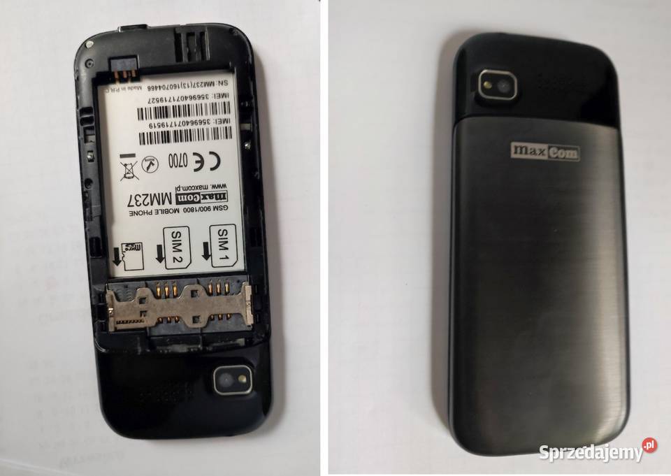 telefon komórkowy Maxcom MM720BB seniorów i osób