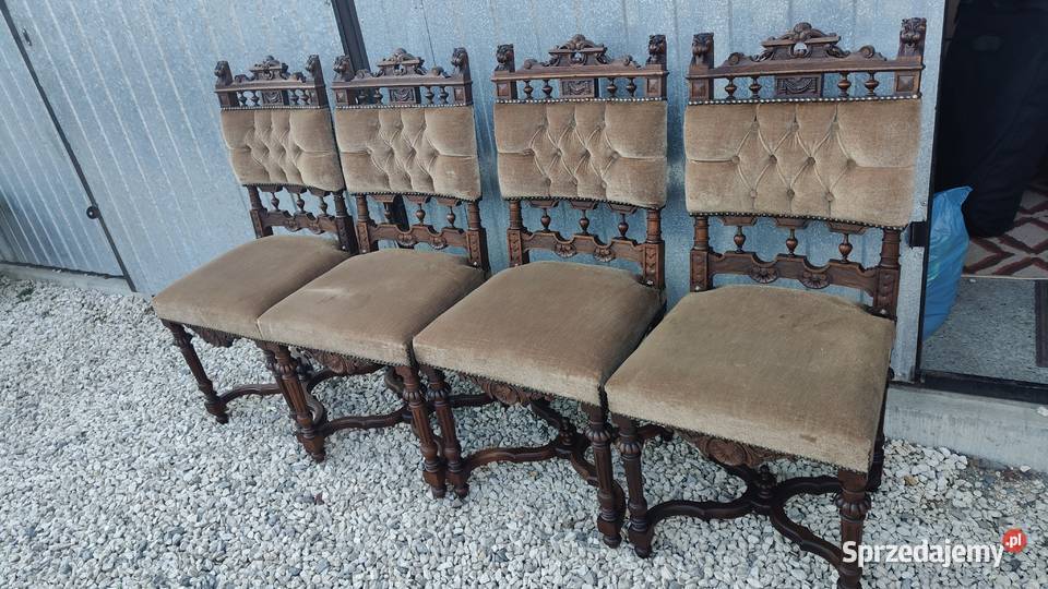 Krzesła z okresu miedzywojennego podkarpackie Łańcut sprzedam