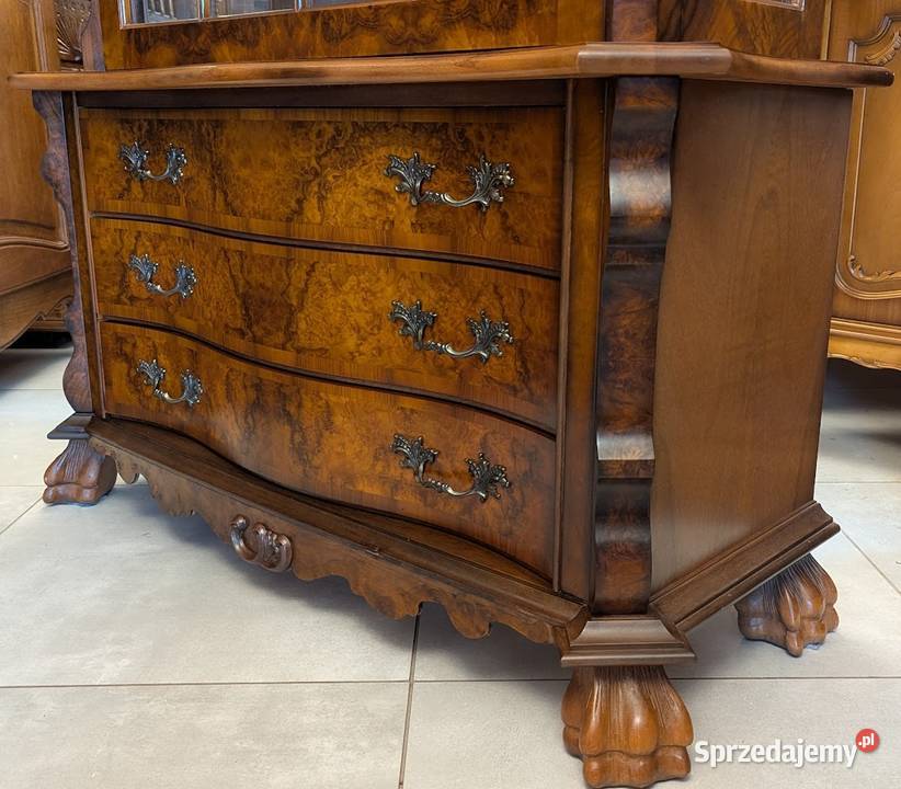 Witrynaserwantka lwie łapy czeczotaszer 1115 Meble Antyki, Sztuka, Kolekcje Dąbrowa Górnicza