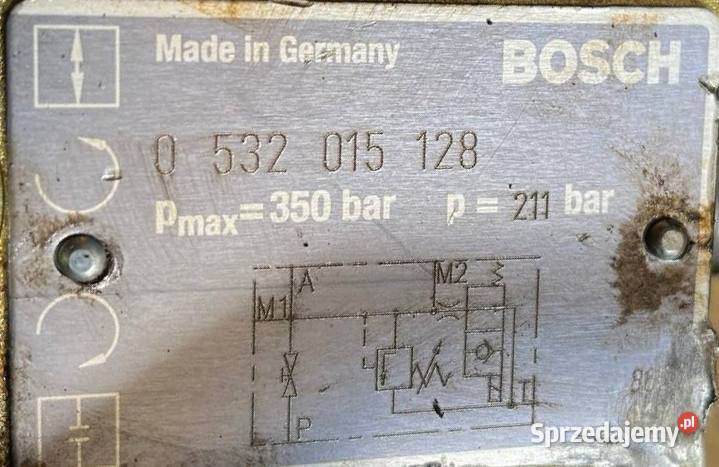 Bosch 0532015128 0 532 015 128 Zawór Układ hydrauliczny Motoryzacja sprzedam