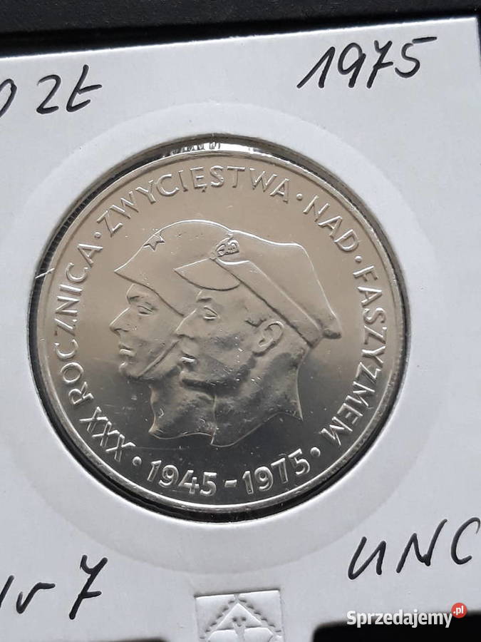 200 XXXr Zwycięstwa Faszyzmem 1975 r7mennicze Numizmatyka Konin sprzedam