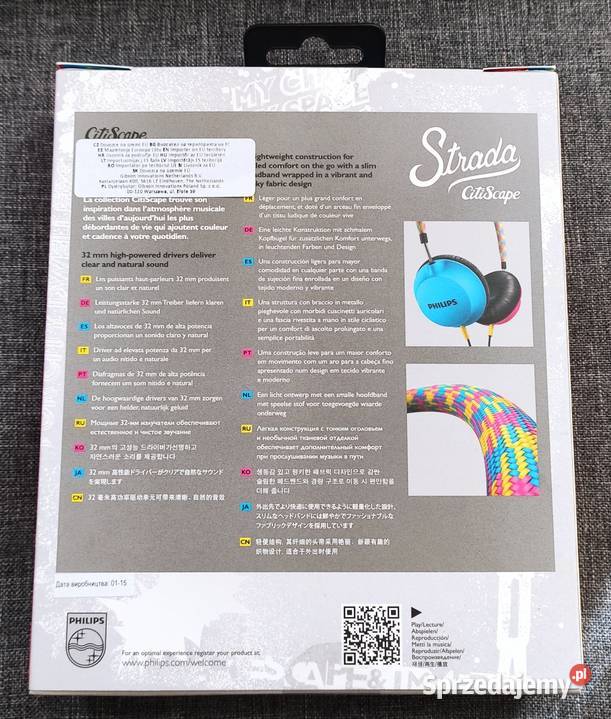 SŁUCHAWKI PHILIPS CitiScape Strada SHL5100BP Łódź