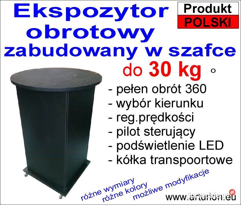Ekspozytor reklamowy zabudowany do 30 reg prędk Warszawa
