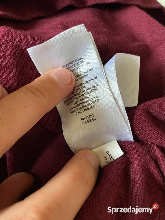 Koszulka polo RALPH LAUREN M długi rękaw OKAZJA Zamość
