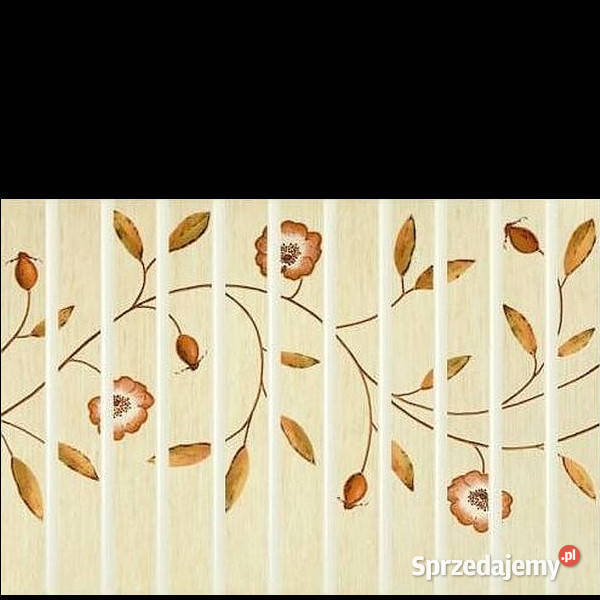 Dekor Fiji krem Flower Centro 30 x 45 Opoczno Białogard