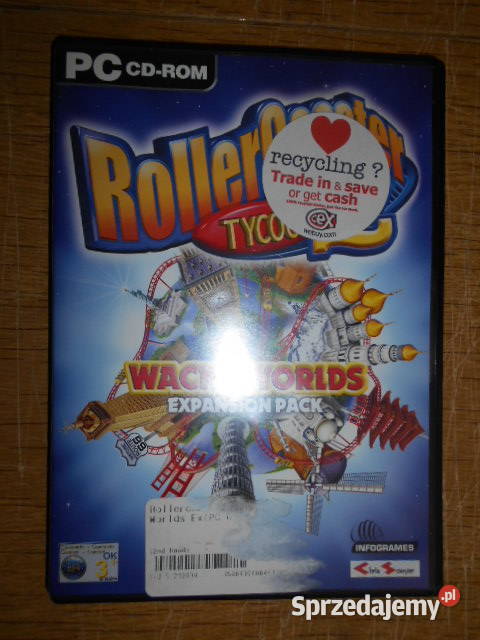Rollercoster Tycoon 2 Wacky Worlds Expansion dla dzieci Parczew sprzedam