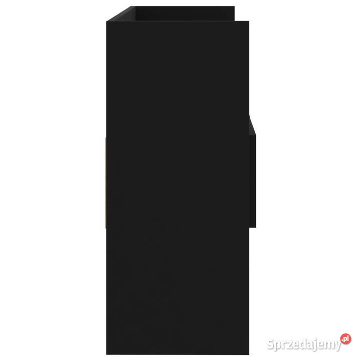Szafka czarna 105x30x70 materiał drewnopochodny Pozostałe