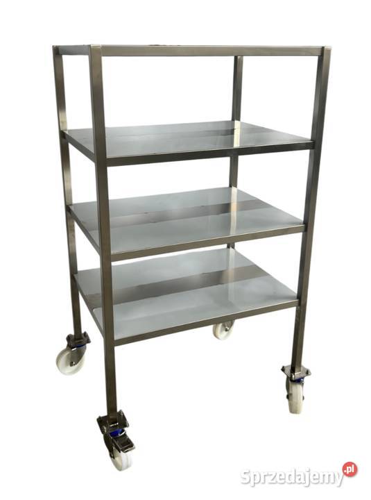 Regał na 4 półki na kółkach 6008001600 mm AISI mazowieckie