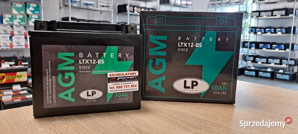 AKUMULATOR MOTO LP YTX12BS GRUDZIĄDZ ŚNIADECKICH Grudziądz