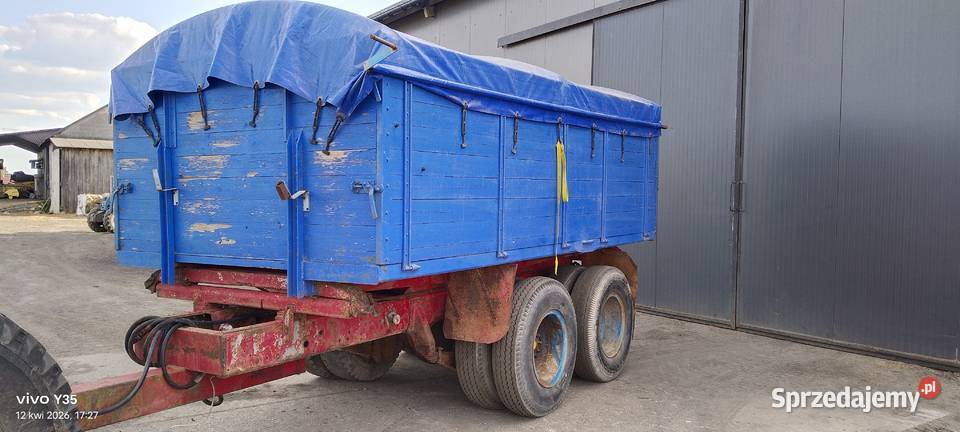 Przyczepa rolnicza tandem wywrotka 10t