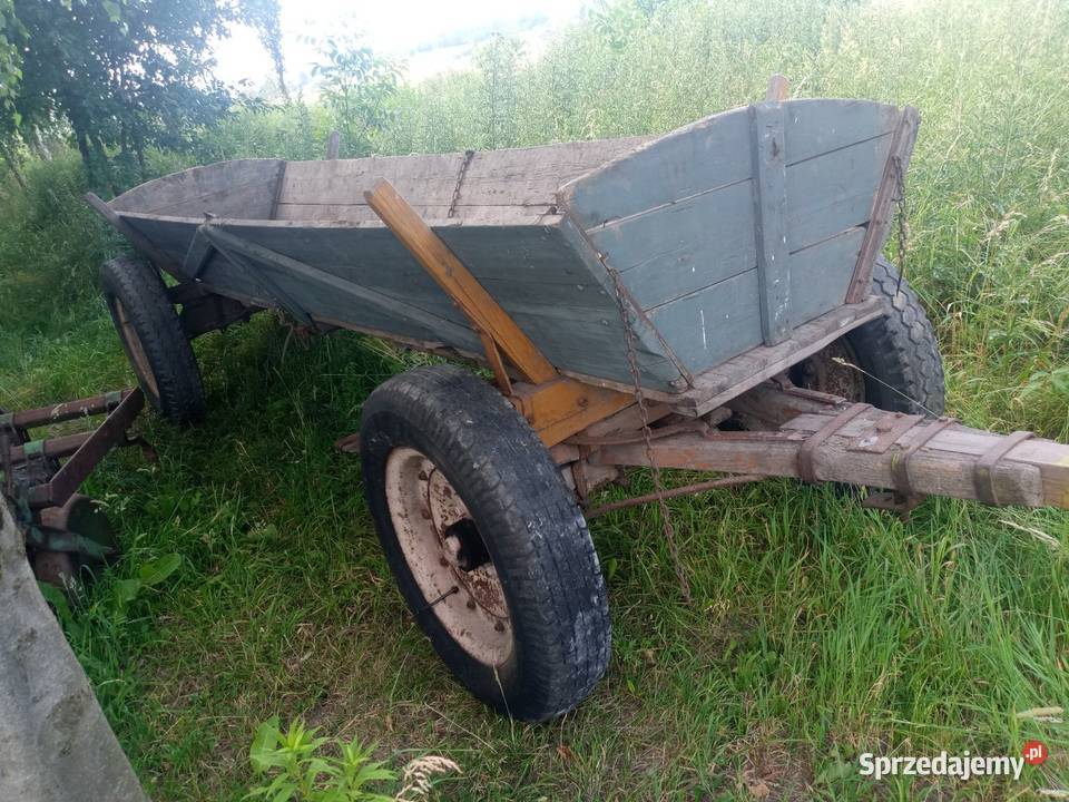 Fura wóz furmanka nieuszkodzony Górno