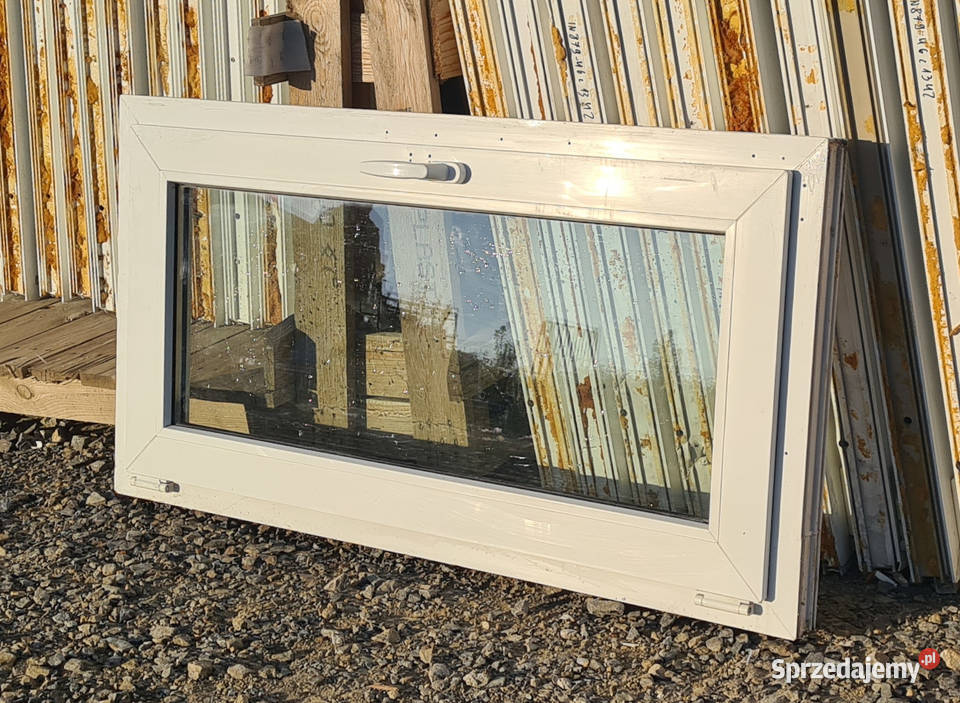 OKNA KacprzaK OKNO PCV 117X61 Używane Plastikowe Okna ścienne Lublin