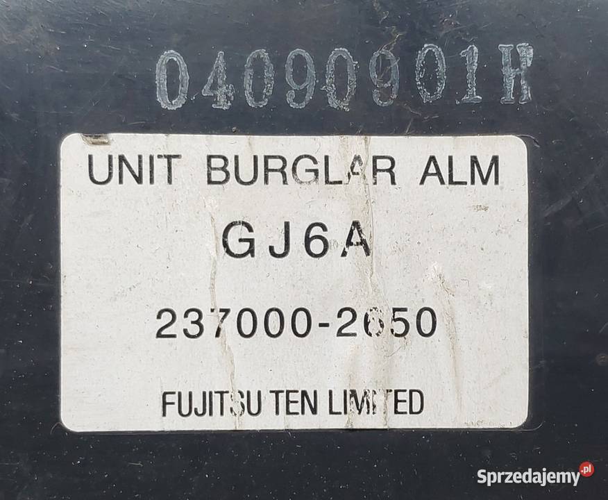 MODUŁ ALARMU MAZDA 6 GG GY 2370002650 Mielęcin