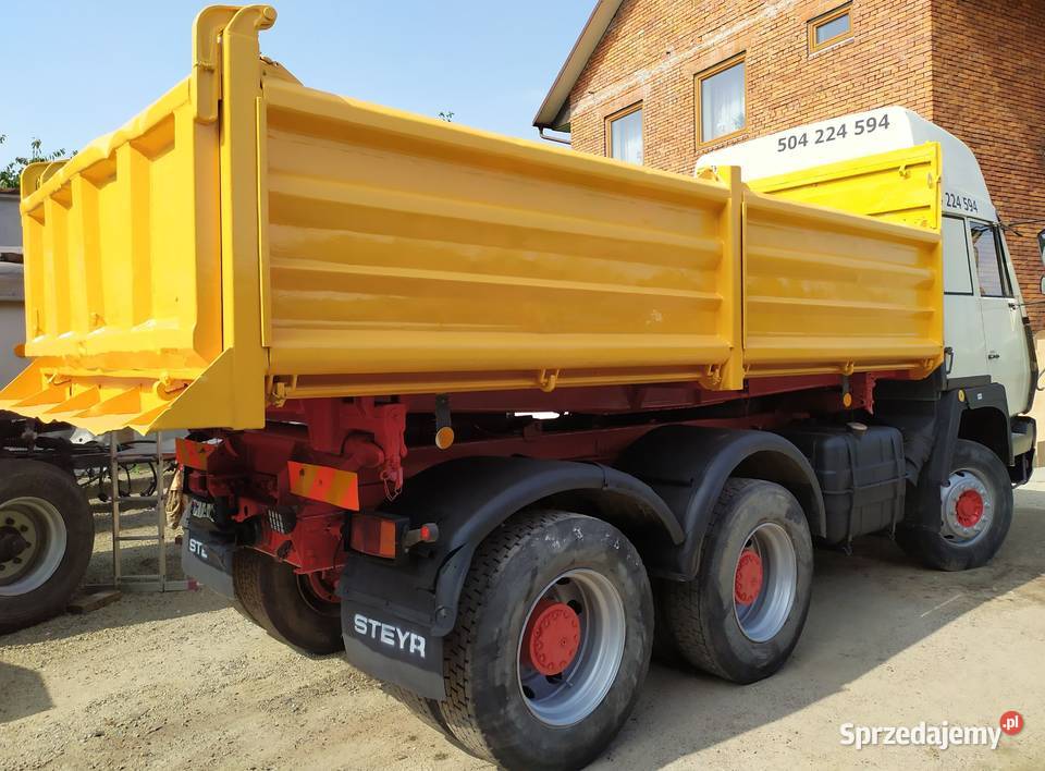 Steyr 6x4 wywrotka 3stronna resor manualna Gorzyce sprzedam