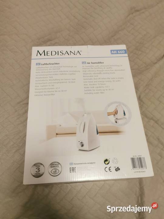 Nebulizator Nawilżacz powietrza Medisana AH 660 Łódź