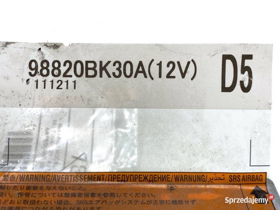 SENSOR AIRBAG NISSAN QASHQAI J10 98820BK30A 0614 podkarpackie sprzedam
