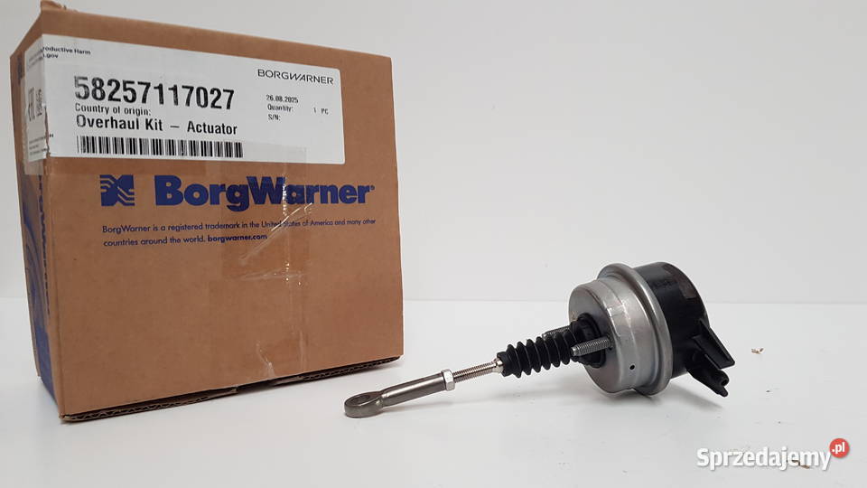 Nowy aktuator BorgWarner KKK 58257117027 Siedlce