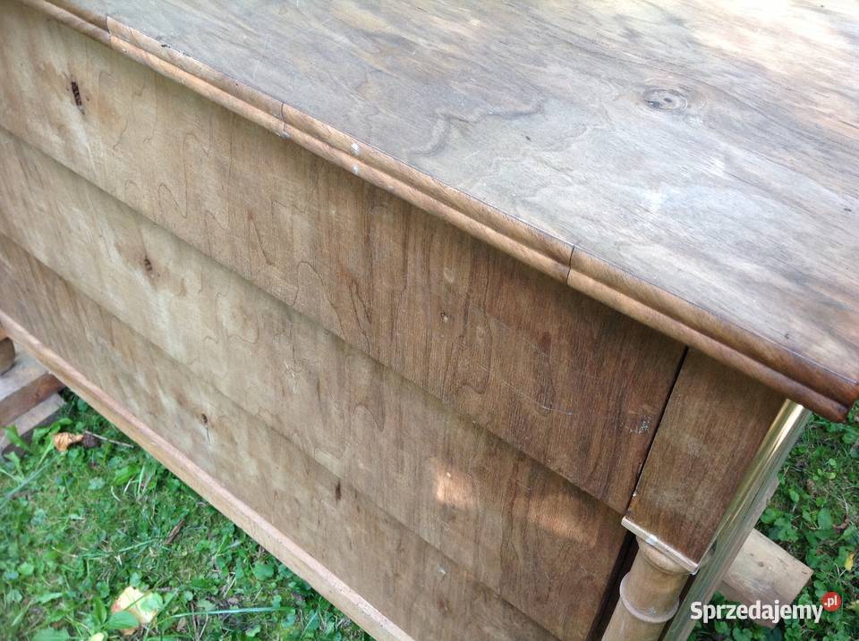 Drewniana Komoda z Szufladami Orzech Antyk sprzedam