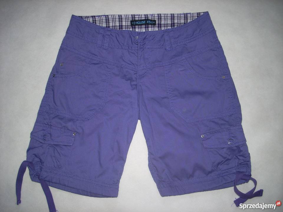 HOUSE spodenki szorty wspaniałe 34 XS 36 S fioletowy Nowy Sącz sprzedam