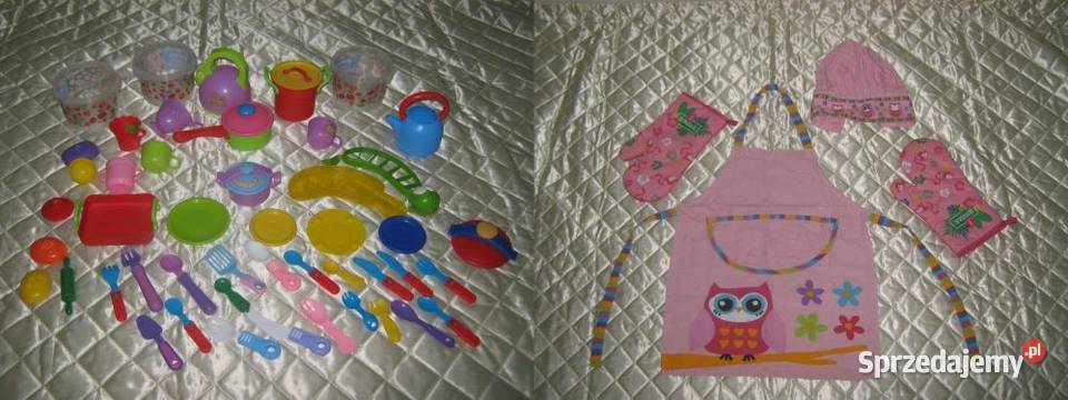 Zestaw Kucharka Garnki i Fartuszek Baranowo