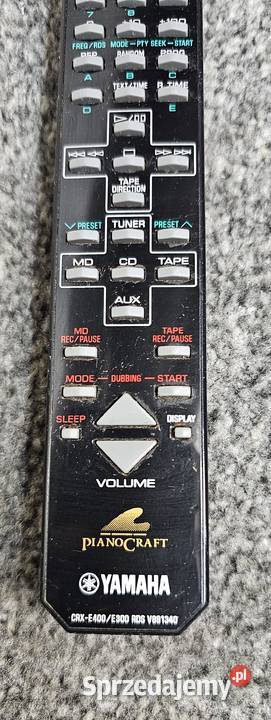 Pilot YAMAHA PianoCraft CRXE400E300 RDS V891340 Wieże i miniwieże Kraków sprzedam