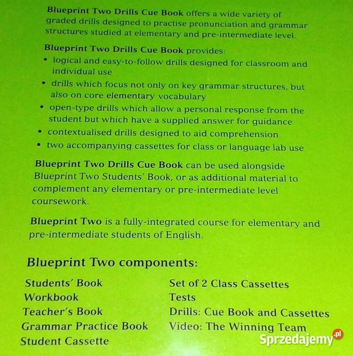 Blueprint two Drills Cultura Inglesa Sao Paulo miękka Chełm