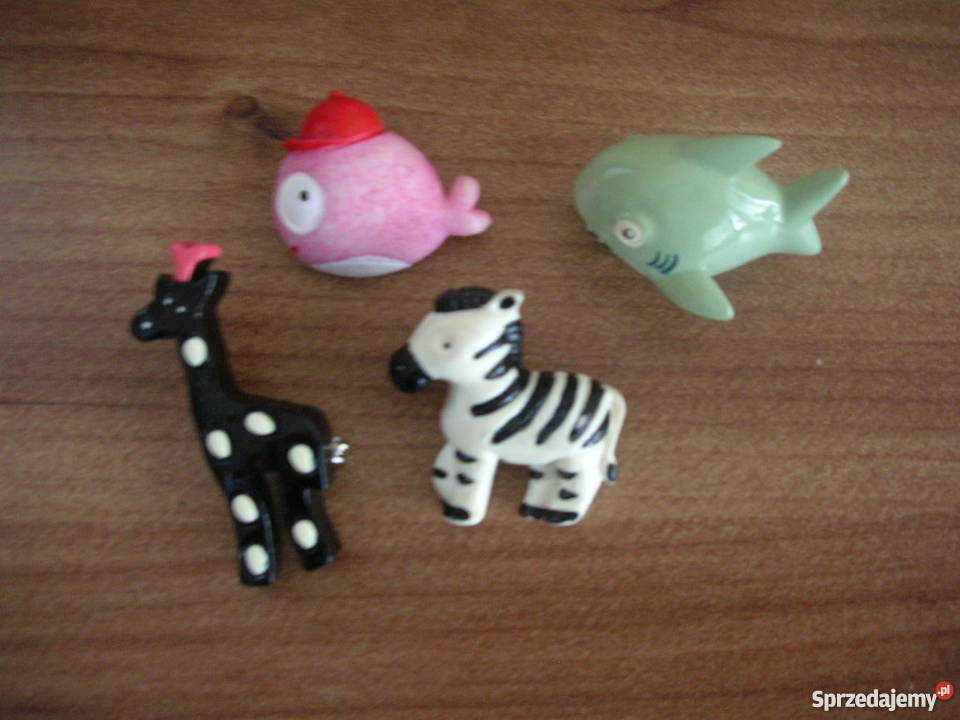Śliczne Broszki dziecka rekin żyrafa zebra 4 Warszawa