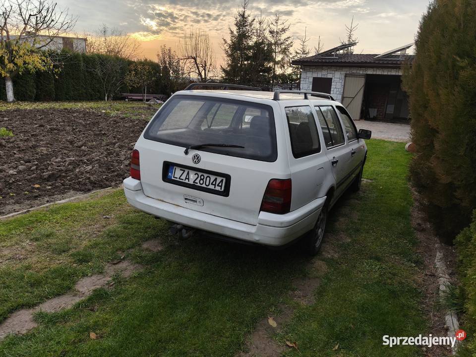 Volkswagen Golf III Kombihak I właściciel w biały Szczebrzeszyn
