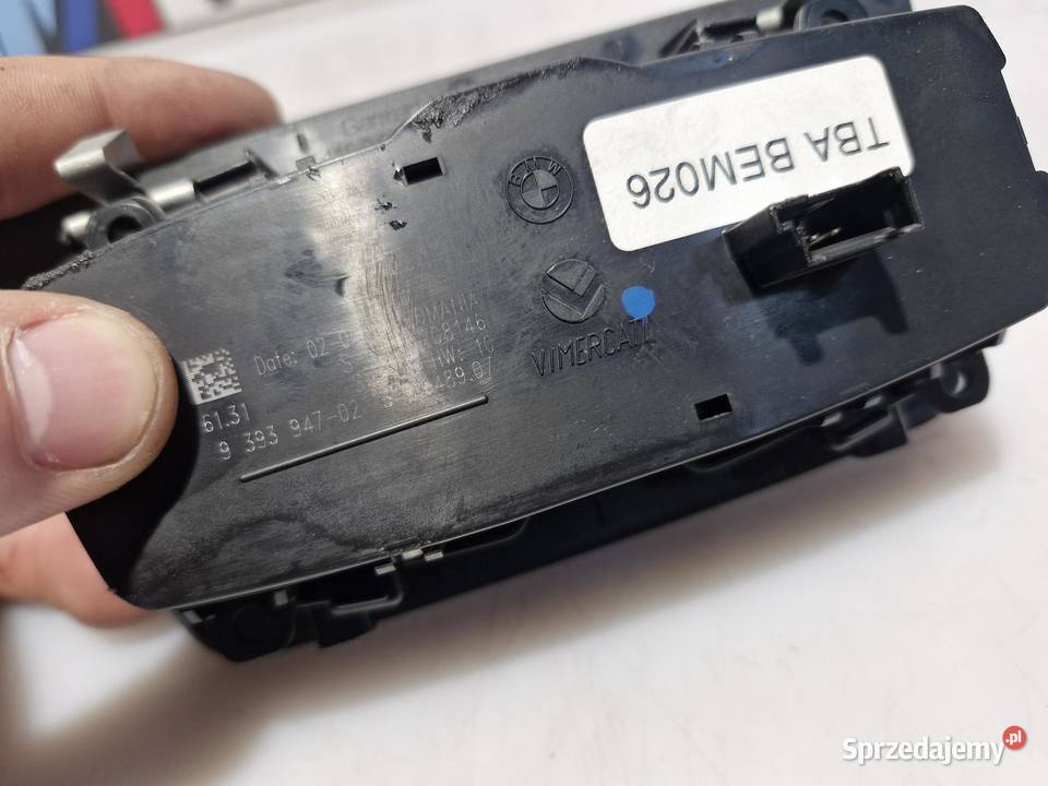 9393947 BMW F20 F21 F30 F31 PANEL PRZEŁĄCZNIK