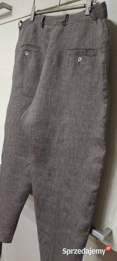 Spodnie w ko9lorze beżowym PURO LINO Lublin sprzedam