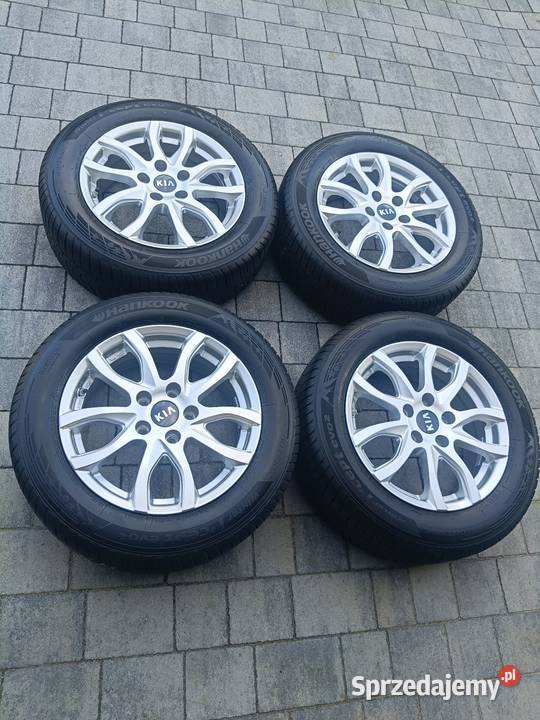 Alufelgi Kia 16 zimówki z oponami Hankook 7 mm