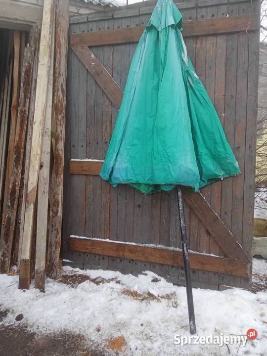 Stół meble ogrodowe 6 krzeseł parasol 5 m zestaw Czernikowo