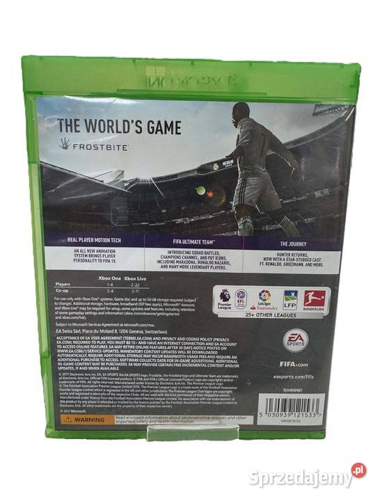 Gra Fifa 18 Xbox One Elbląg
