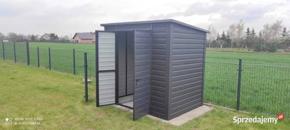 Garaż Blaszany Dwuspadowy GRAFIT Garaże Blaszane Puck