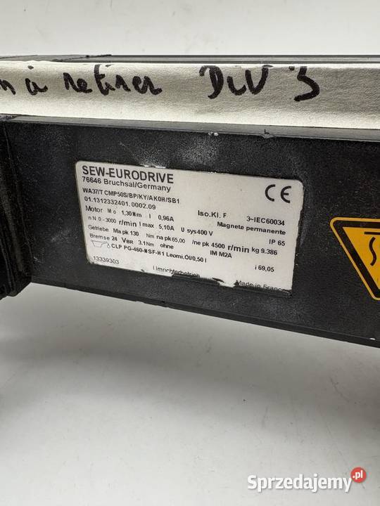 SEW WA37T CMP50SBPKYAK0HSB1 Servomotor mazowieckie Warszawa